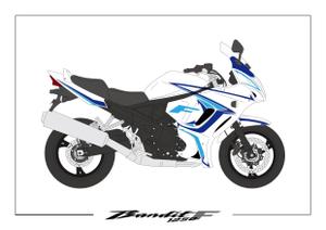 speedster (speedster)さんのバイク（SUZUKI Bandit1250F）の外装（ステッカー）デザインの仕事への提案