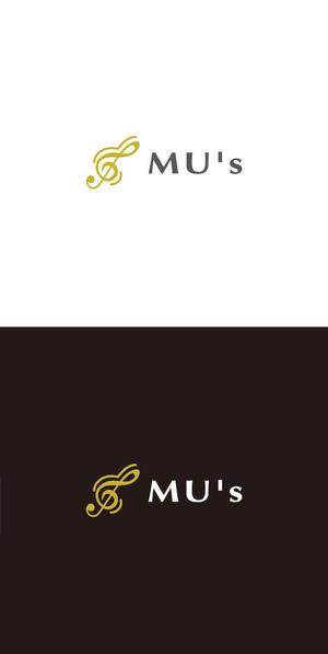ヘッドディップ (headdip7)さんの音楽教室とカフェ「MU's」の融合店舗のロゴへの提案