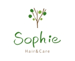 てがきや (tegakiya)さんの「Sophie 　Hair&Care」のロゴ作成への提案
