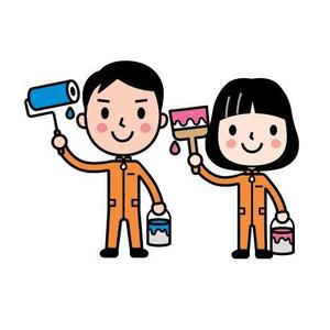 pin (pin_ke6o)さんの外壁塗装専門店「おかちゃんペイント」のイメージキャラクターへの提案