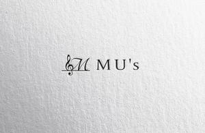 design vero (VERO)さんの音楽教室とカフェ「MU's」の融合店舗のロゴへの提案