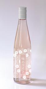 tacodesign (tacodesign)さんの白百合醸造商品　「ロリアン　さくらのワイン」　の　瓶デザインへの提案
