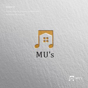 doremi (doremidesign)さんの音楽教室とカフェ「MU's」の融合店舗のロゴへの提案