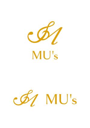 Essential (ryoichi_design)さんの音楽教室とカフェ「MU's」の融合店舗のロゴへの提案