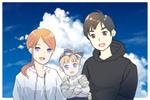 AKI (miso2)さんの家族写真のイラストへの提案
