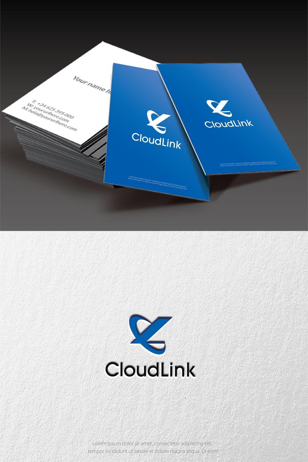 転職支援サービスを行う人材紹介会社「CloudLink」ロゴの制作