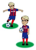 LUCY (LUCY)さんのJリーガーのYouTubeの本人キャラデザインへの提案