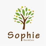 yuko asakawa (y-wachi)さんの「Sophie 　Hair&Care」のロゴ作成への提案