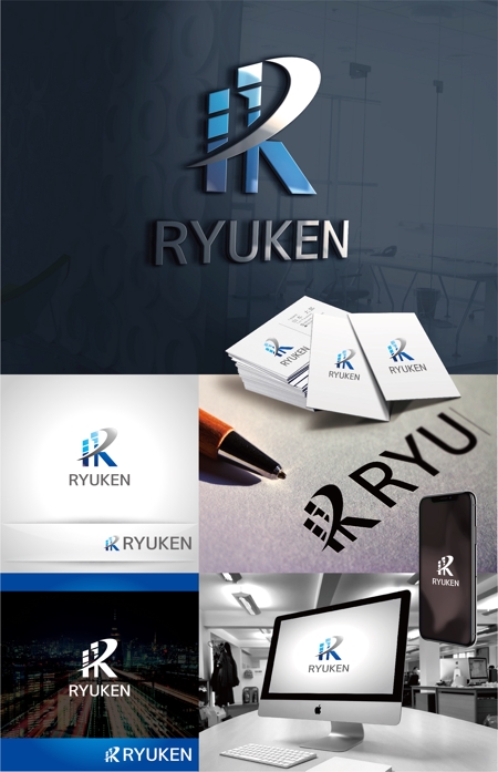k_31 (katsu31)さんの建設会社（足場工事、建物解体工事）　株式会社RYUKENのロゴの作成のご依頼への提案