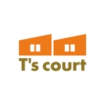 宮國勝 ()さんの分譲地名の「T's court」ティーズコートのロゴへの提案