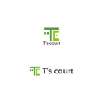 Yolozu (Yolozu)さんの分譲地名の「T's court」ティーズコートのロゴへの提案