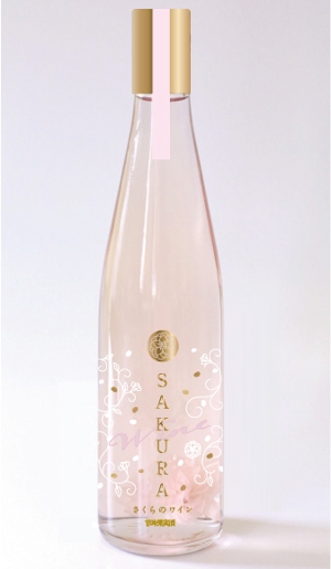 RAMUNE DESIGN STUDIO (ramune33)さんの白百合醸造商品　「ロリアン　さくらのワイン」　の　瓶デザインへの提案