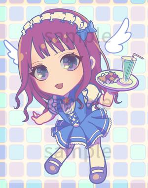 森ゆたか (mori_yutaka)さんのメイドの2等身キャラクターへの提案