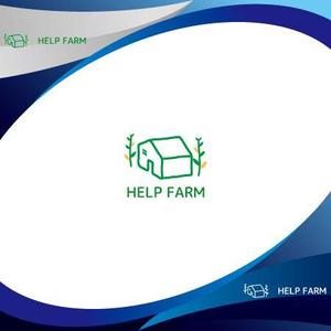 Zeross Design (zeross_design)さんの自然食品を扱う会社「HELP」が運営する自社農場「HELP FARM」のロゴマーク作成への提案