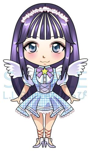 株式会社エルエルパレス／岩気裕司 (elpiy)さんのメイドの2等身キャラクターへの提案