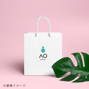 JH.Design (j_hirokawa)さんのヘアオイル化粧品「ao」の容器ロゴ作成への提案
