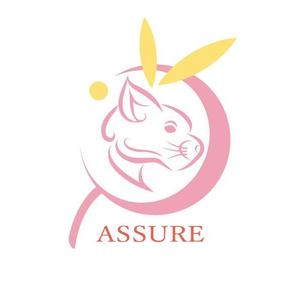 Nastuo_design (SOYOKAZE)さんの1組限定高級猫カフェ「アシュア」のロゴへの提案