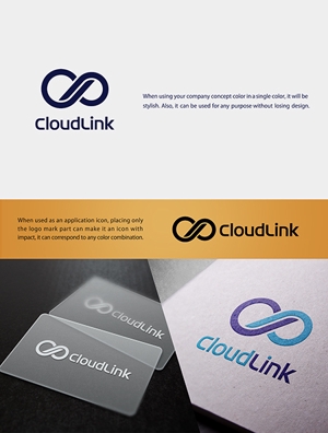 Yusuke1402さんの転職支援サービスを行う人材紹介会社「CloudLink」ロゴの制作への提案