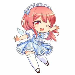 gokou (gokou221)さんのメイドの2等身キャラクターへの提案