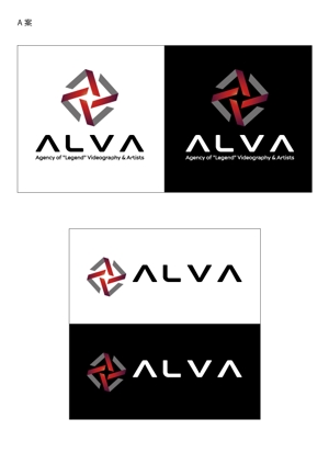 NJONESKYDWS (NJONES)さんのダンス動画専門のプラットフォーム「ALVA」のロゴ作成への提案