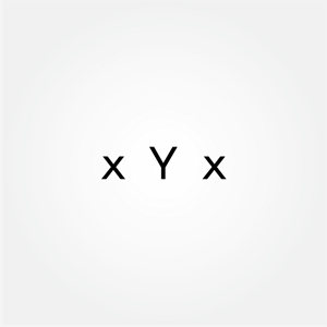 tanaka10 (tanaka10)さんのアパレルショップ「xYx」のロゴへの提案