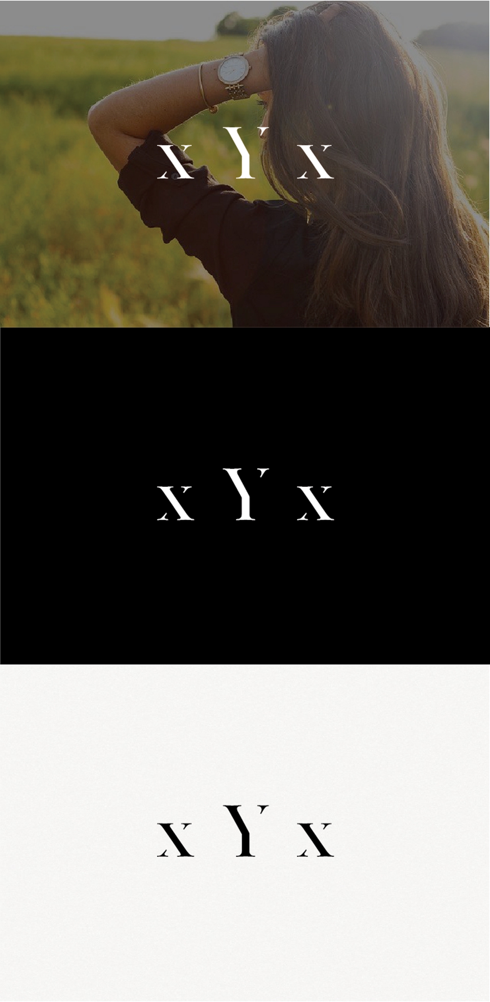 アパレルショップ「xYx」のロゴ