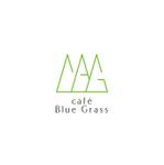 アンバー (AmberDESIGN)さんの新規事業☆キッチンカーの看板やステッカーに使用する『café　Blue Grass』のロゴへの提案
