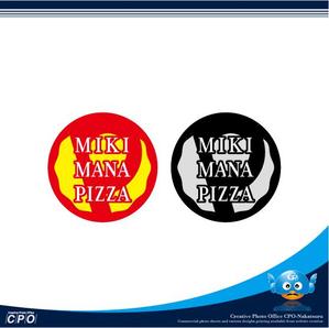 中津留　正倫 (cpo_mn)さんのキッチンカー（移動販売車）「MIKI MANA PIZZA」のロゴへの提案