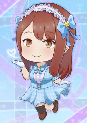 イチ猫 (ichineko)さんのメイドの2等身キャラクターへの提案