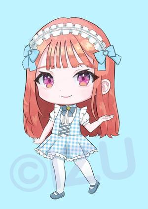 銀河たぬき (sayamimu)さんのメイドの2等身キャラクターへの提案
