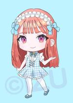 銀河たぬき (sayamimu)さんのメイドの2等身キャラクターへの提案