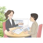 デザインスタジオmaru (KaoruMaruta)さんの結婚相談所の記事内に使用するのベクターイラストへの提案