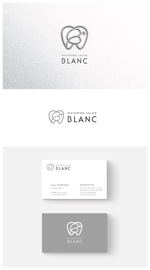 ainogin (ainogin)さんのホワイトニングサロン「Blanc-ﾌﾞﾗﾝ-」のロゴ制作依頼への提案