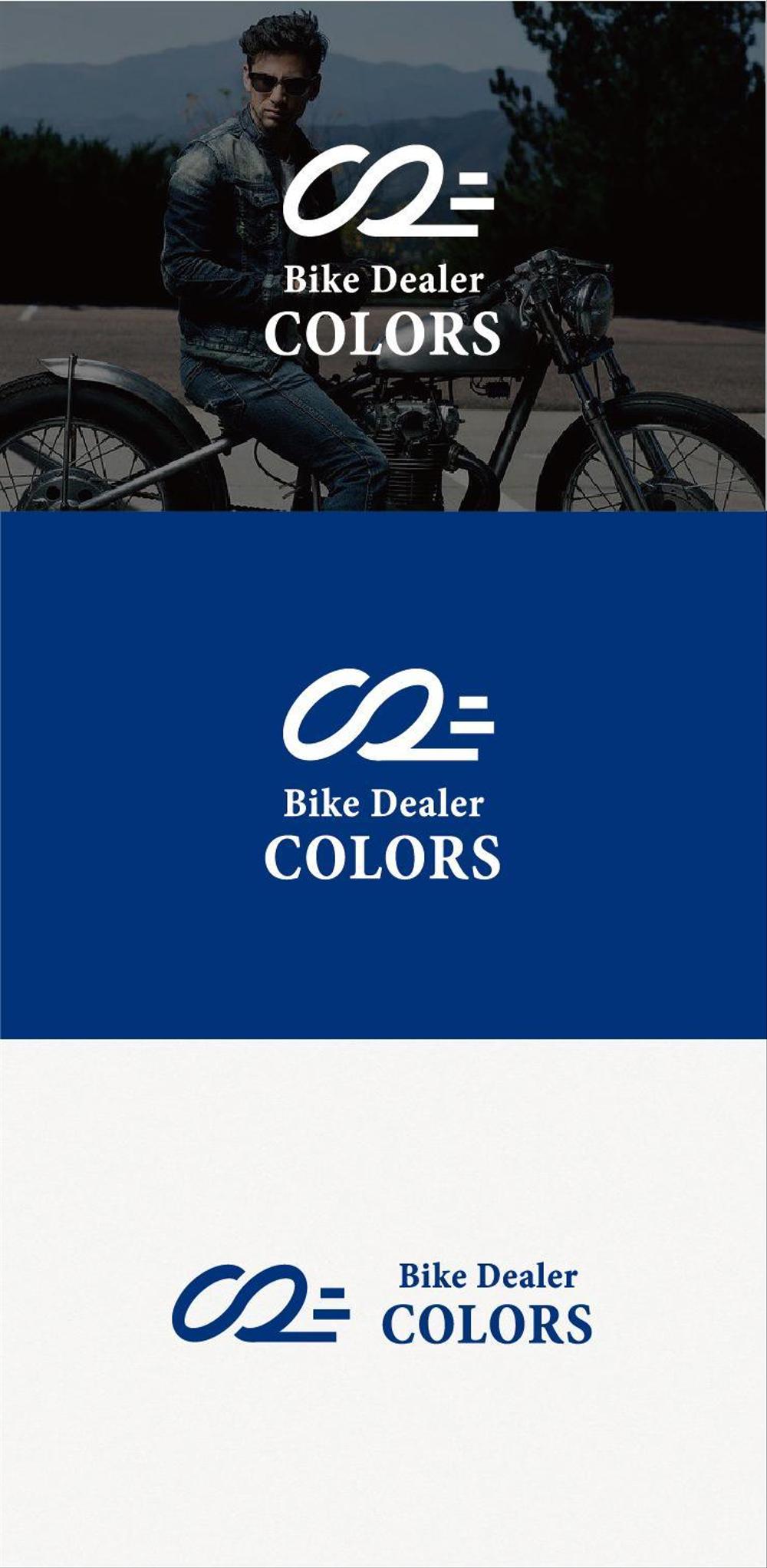 オートバイ販売店「Bike Dealer COLORS」のロゴ