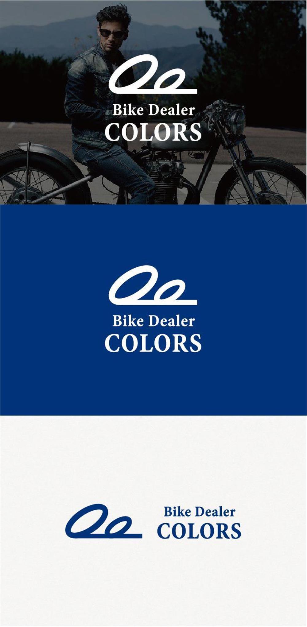 オートバイ販売店「Bike Dealer COLORS」のロゴ