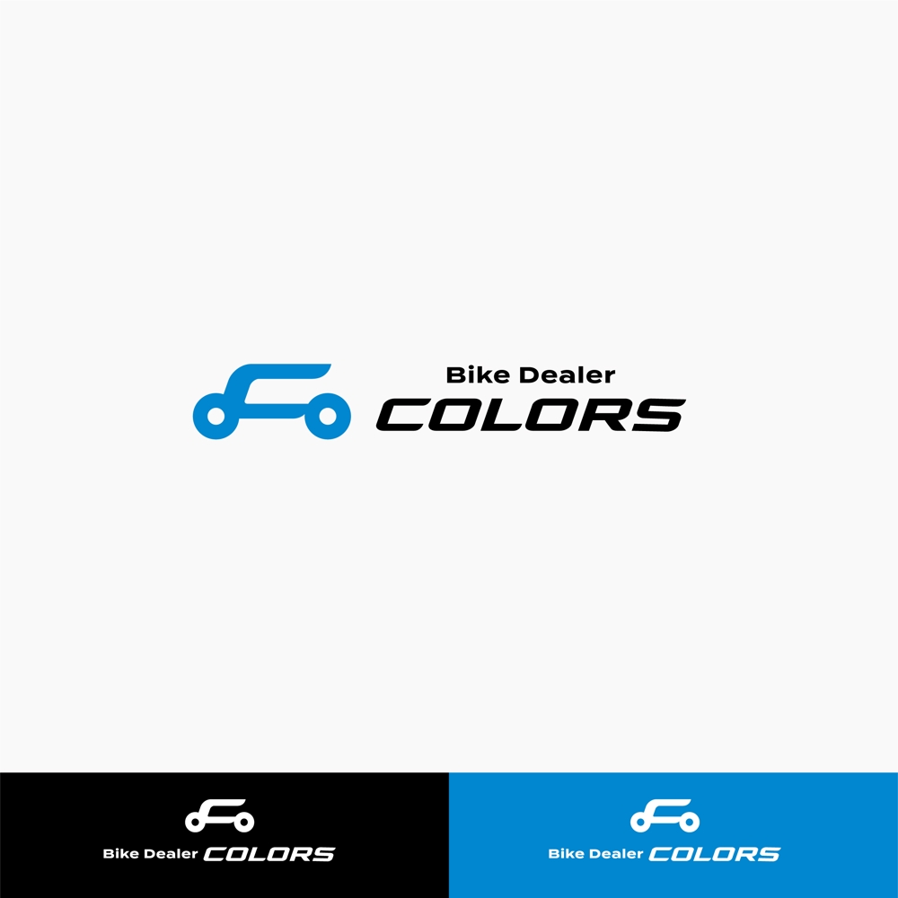 オートバイ販売店「Bike Dealer COLORS」のロゴ