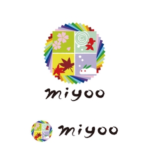 chamomile works (blessing29)さんの和菓子サブスクサービス「miyoo」のロゴへの提案