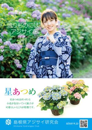 シークレットデザイン ()さんの母の日用アジサイ鉢物品種ポスターデザインへの提案