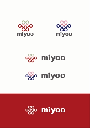 R178 (R178)さんの和菓子サブスクサービス「miyoo」のロゴへの提案