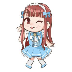 asuka-kuma (asuka-kuma)さんのメイドの2等身キャラクターへの提案