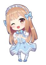 AKI (miso2)さんのメイドの2等身キャラクターへの提案