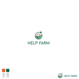 red3841 (red3841)さんの自然食品を扱う会社「HELP」が運営する自社農場「HELP FARM」のロゴマーク作成への提案