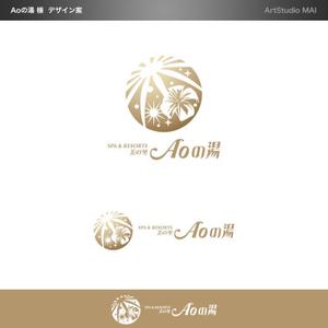ArtStudio MAI (minami-mi-natz)さんの福島県の「いわき湯本温泉」にある温泉旅館のロゴへの提案
