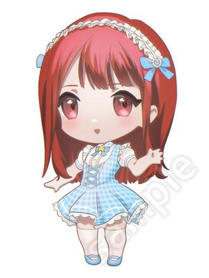 けもかも (kemokam0)さんのメイドの2等身キャラクターへの提案