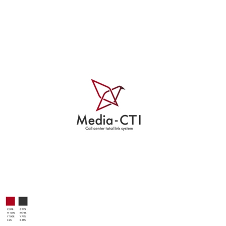 red3841 (red3841)さんのあなた専用の電話システム「Media-CTI」のサービスロゴの作成への提案