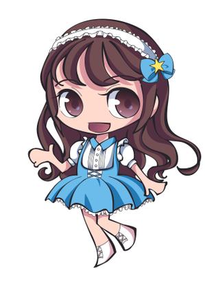 もこ (moco-mo)さんのメイドの2等身キャラクターへの提案