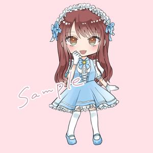 ioko (ioko)さんのメイドの2等身キャラクターへの提案