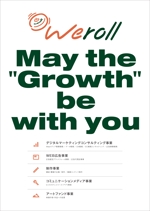 R・N design (nakane0515777)さんのマーケティングカンパニー「weroll Inc.」のポスター制作への提案
