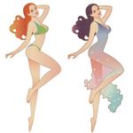 りつ (ribe)さんの【継続依頼あり】エステサロン「ベルフィオーレ」のイメージキャラクター作成をお願いします。への提案