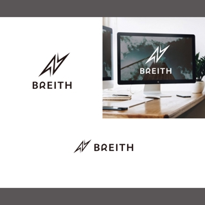 angie design (angie)さんのパーソナルトレーニングジム「BREITH」のロゴへの提案
